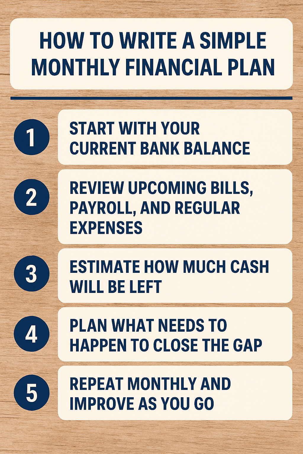 Want better cash flow? Start with this plan.